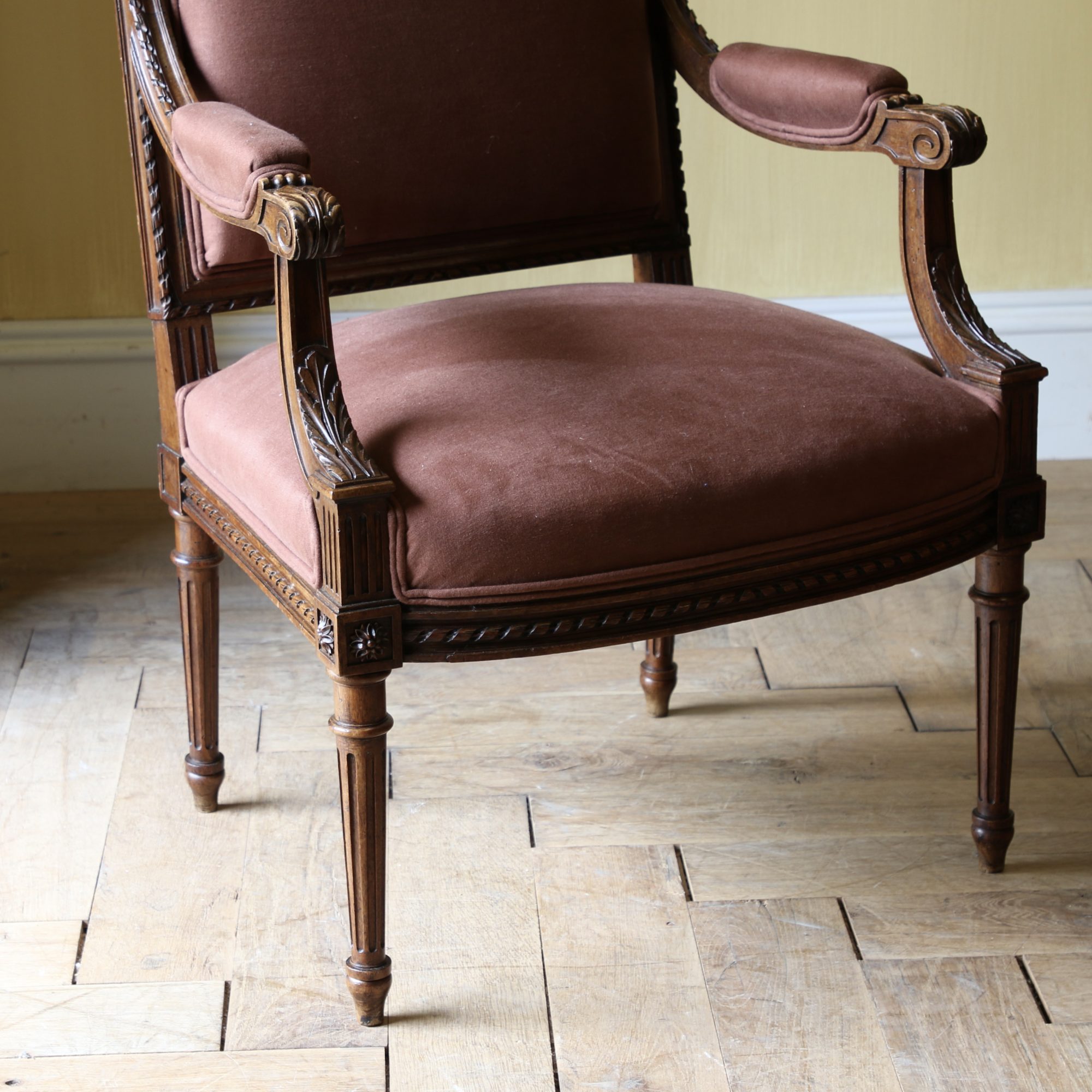 Pair of Louis XVI Fauteuil 
